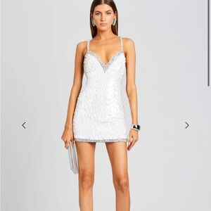 Retrofete Ivanna Embellished Sequin Dress